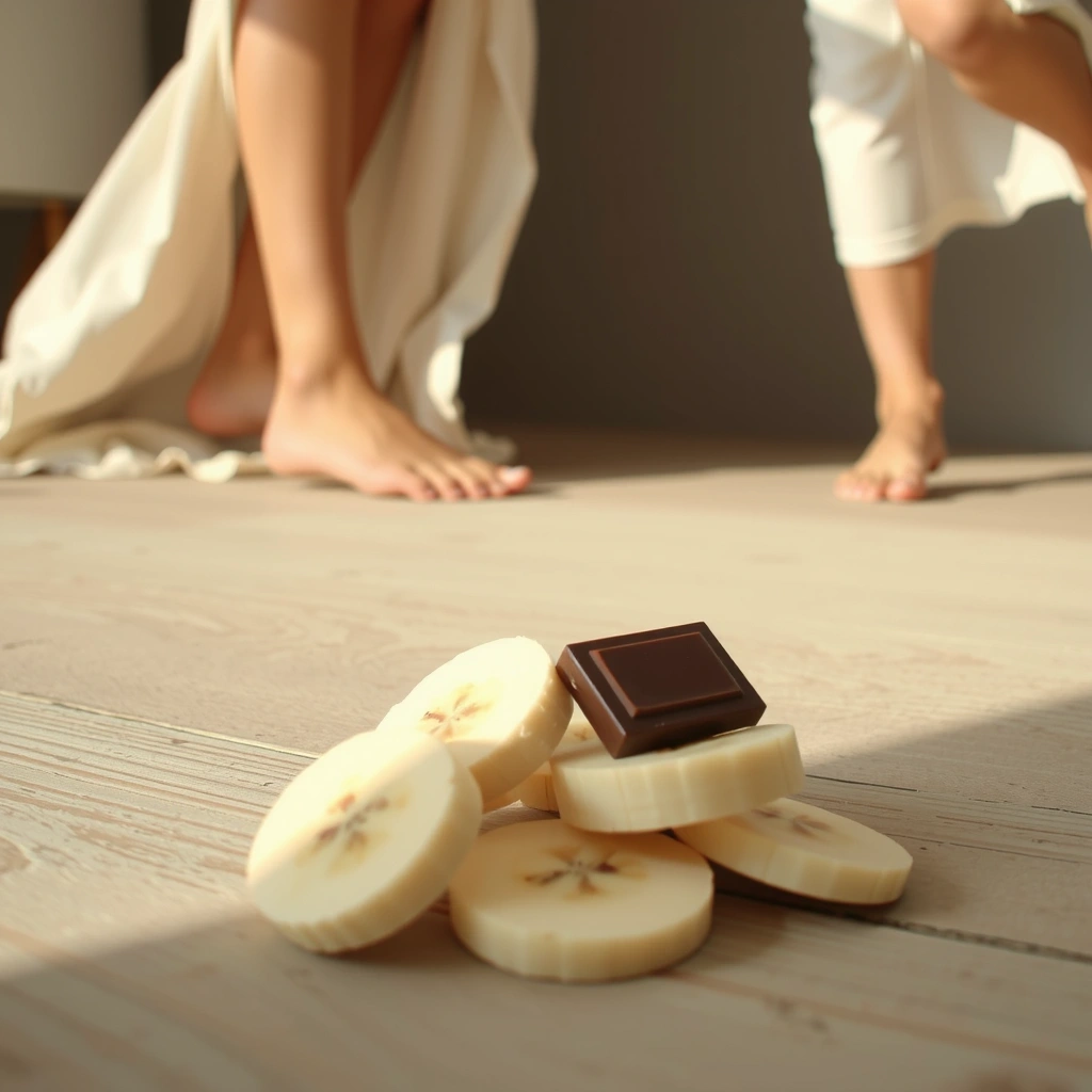 Banany i czekolada
